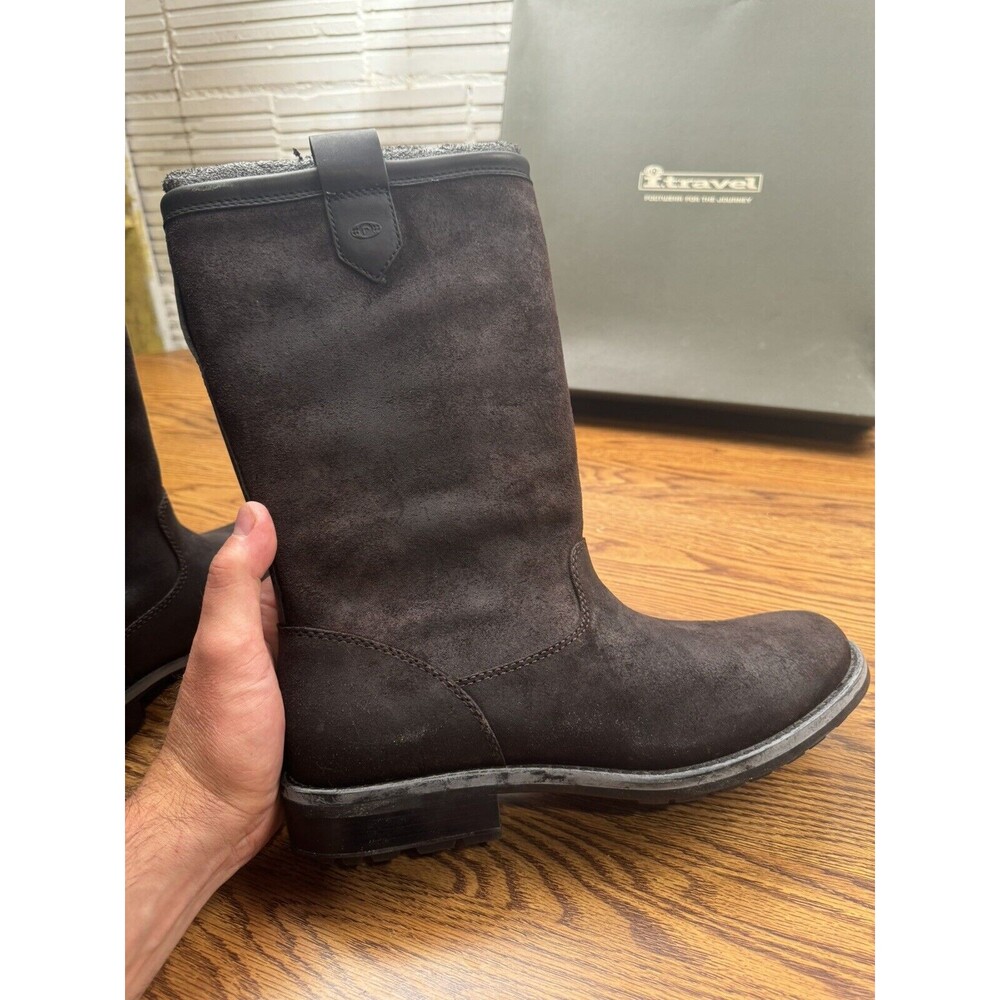 Rockport I.Travel Boots Mens EUR 45 US 12 Waterproof Kendrick BLACK Leather